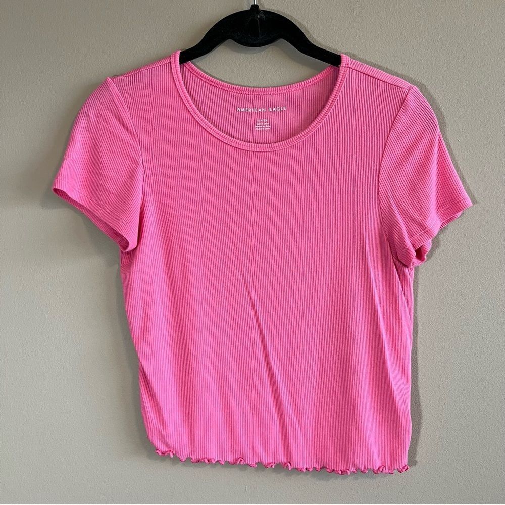 ✨ American Eagle Women’s Hot Pink Top Small